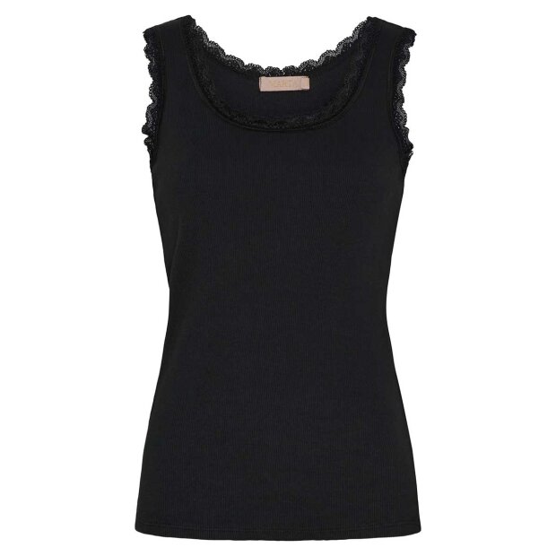 MARTA DU CHATEAU - ANGELINE TOP | BLACK