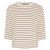 MARTA DU CHATEAU - BROOKLYN TEE | BEIGE/FANGO