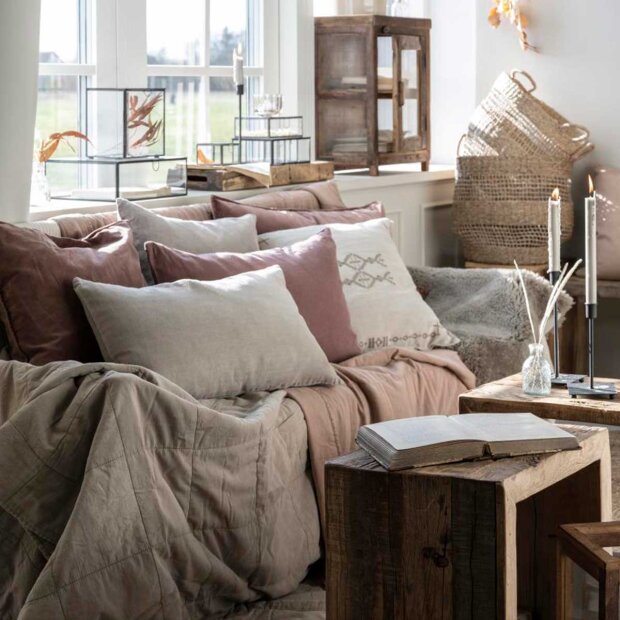 IB LAURSEN - PUDE INKL. FYLD 70X50 CM | NUTMEG