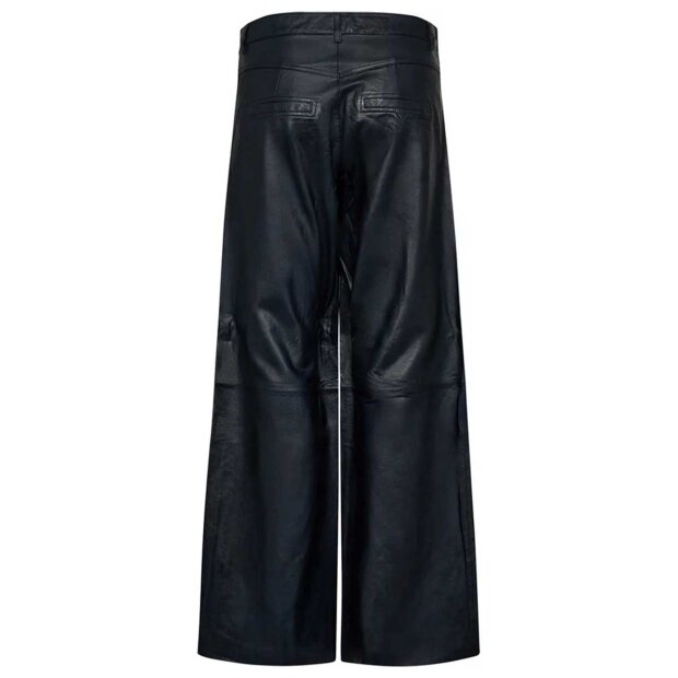DEPECHE - BOA SKINDBUKSER WIDE LEG | MIDNIGHT BLUE