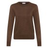 SAINT TROPEZ - MILA SZ PULLOVER | FONDUE FUDGE MELANGE