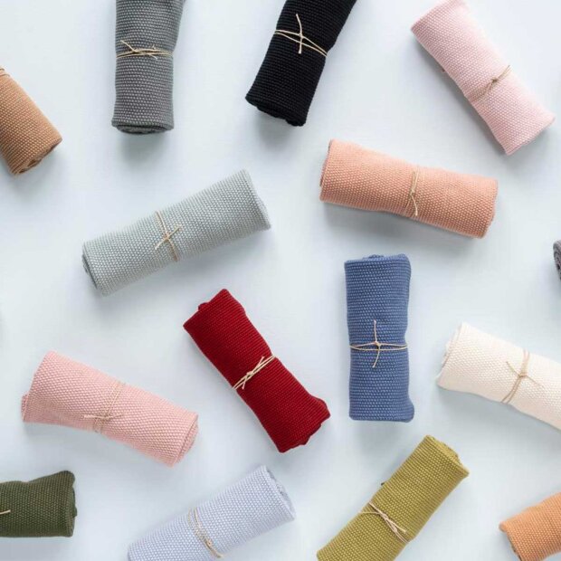 IB LAURSEN - HÅNDKLÆDE MYNTE | MOSGRØN