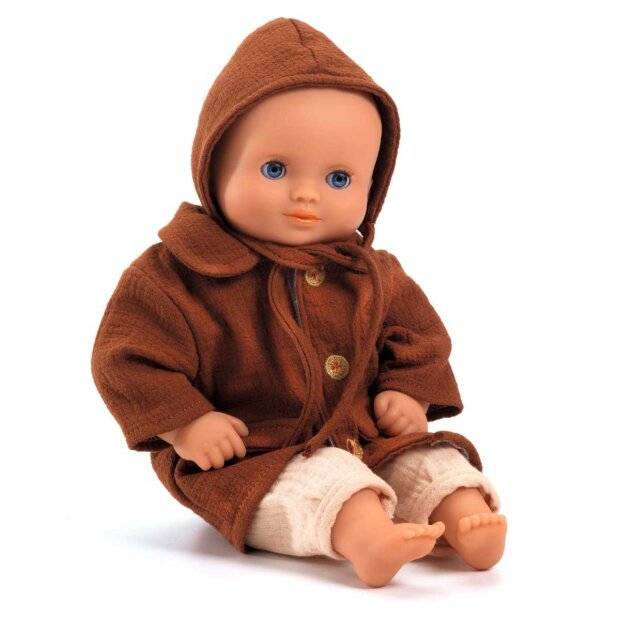 DJECO - DUKKETØJ - FRAKKE OG HUE