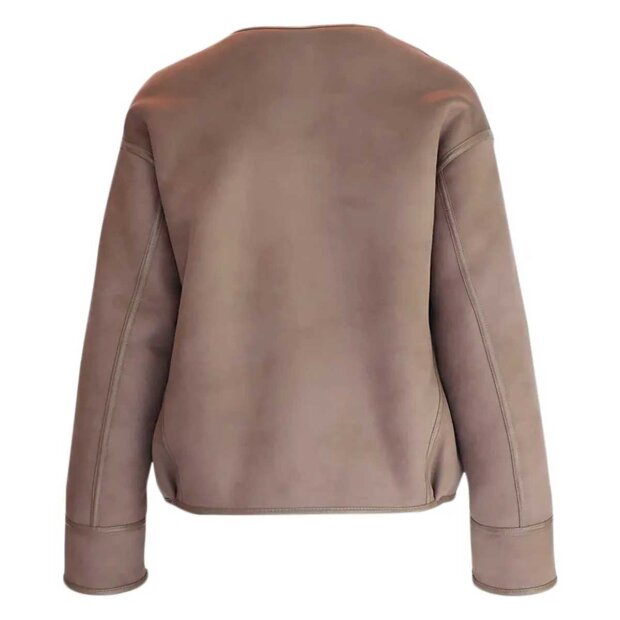 URBANCODE - FAKE FUR JAKKE | TAUPE