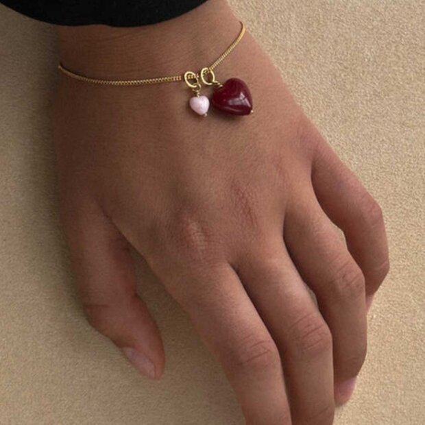 PICO - AMORE HEART PENDANT | FG/WINE