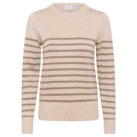 SAINT TROPEZ - MILA SHIMMER STRIPE PULLOVER | G.MORN ATMOS SHIMMER STRIPE