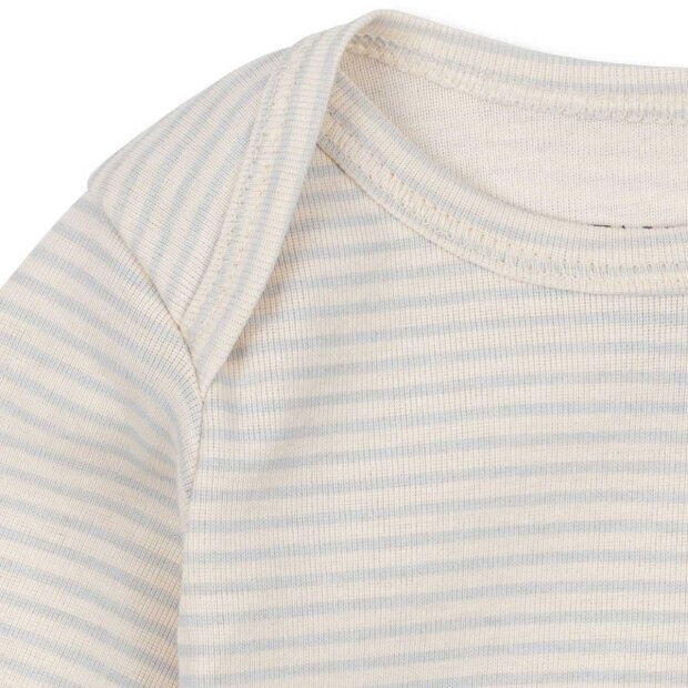 FANGA - FIO STRIPE LS BODY | TEA STRIPE GRAY DAWN