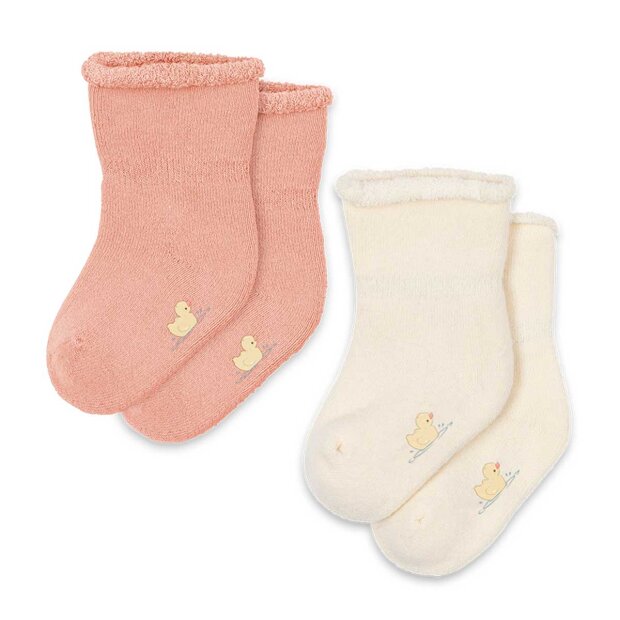 FANGA - VICINO 2-PACK TERRY SOCKS | CAMEO ROSE