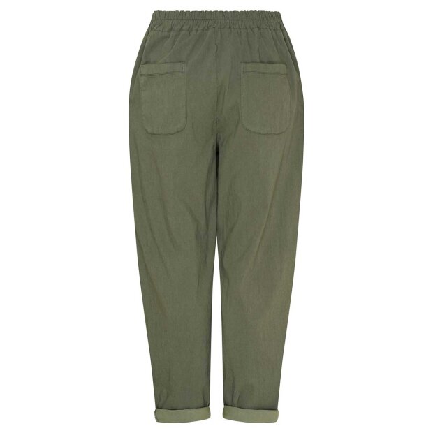 MARTA DU CHATEAU - RAFFAELLA PANTS | DARK KHAKI