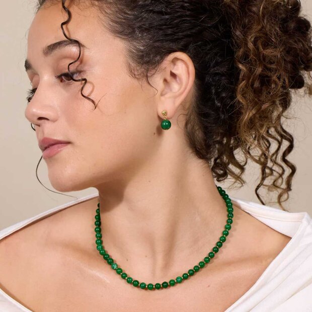 SOI - HAILEY HALSKÆDE | GRØN JADE