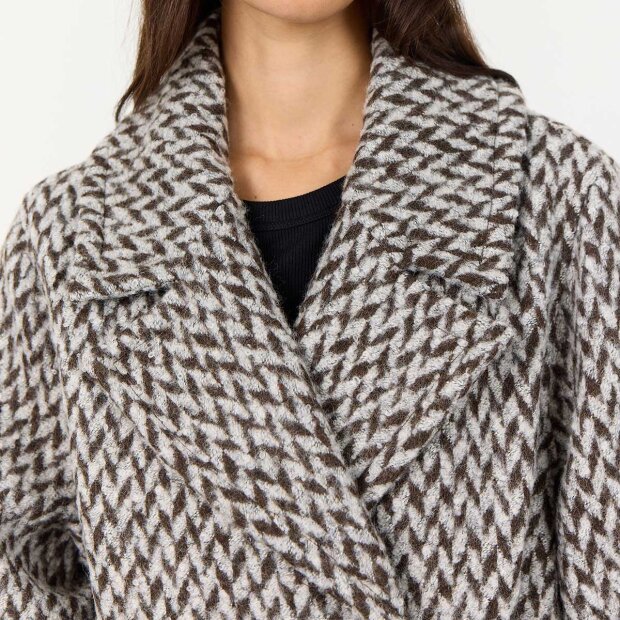 LEVETE ROOM - MAI 2 JACKET | COFFEE COMBI