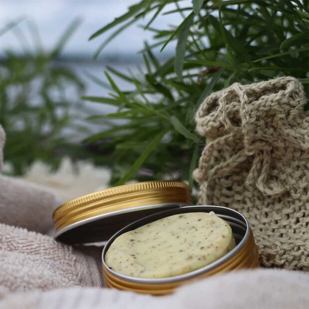 KYSTNÆR - ALUMINIUM BØTTE STOR | GULD