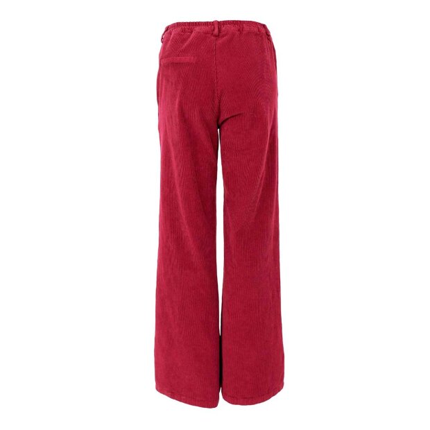 BLACK COLOUR - CORA BOX FLØJLSBUKSER | WINE