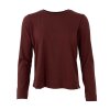 BLACK COLOUR - MAY LS TEE | COFFEE