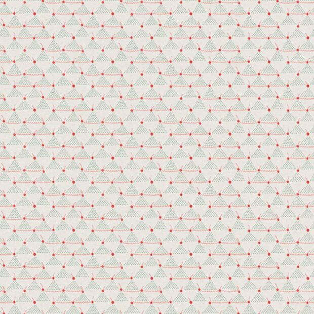 MAILEG - GAVEPAPIR 10M - CHERRY RØD