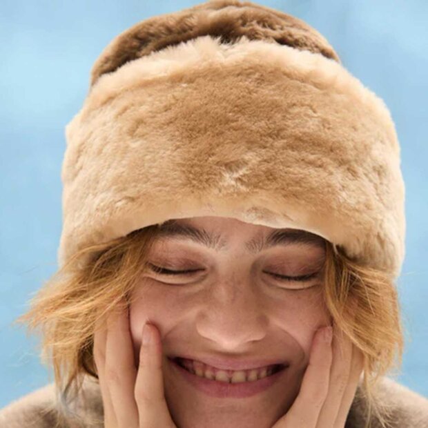 BECK SØNDERGAARD - DORA SHEARLING HAT | EMPERADOR BROWN
