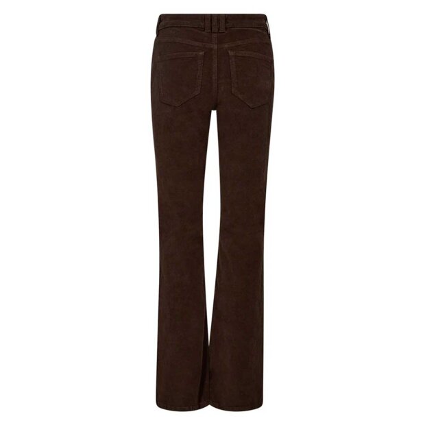 IVY COPENHAGEN - TARA FLARE JEANS BABY CORD | EXPRESSO BROWN