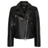 BTF CPH - BONDED BIKER JAKKE | BLACK W/SILVER