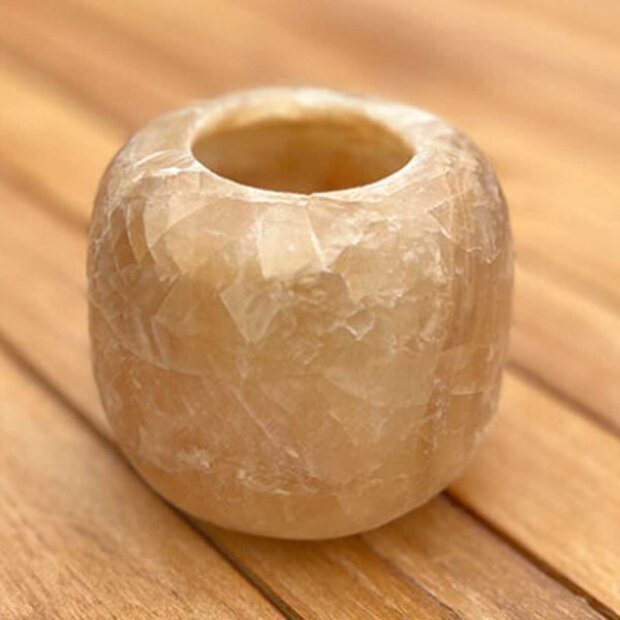 SIROCCO LIVING - ALABASTER STAGE CURRA 14 CM | BRUN