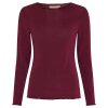 MARTA DU CHATEAU - LEONORA BLUSE | WINE MARTA DU CHATEAU - LEONORA BLUSE | WINE
