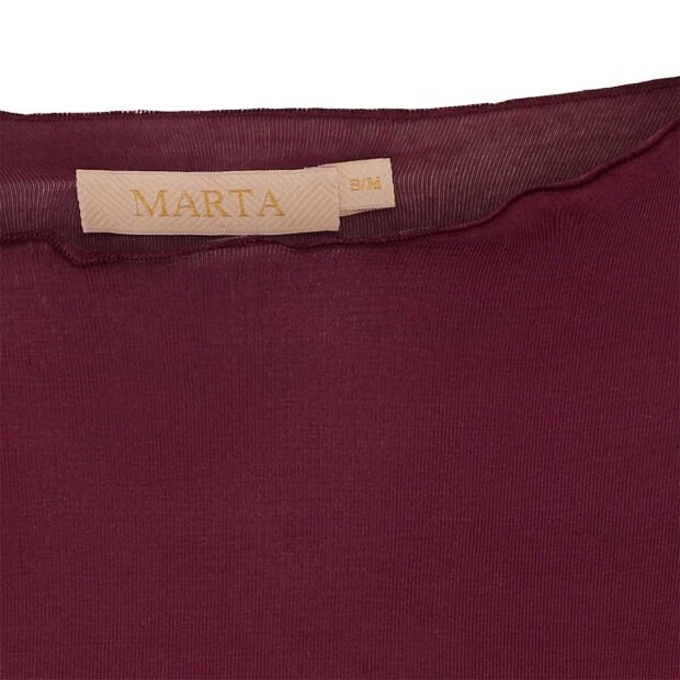 MARTA DU CHATEAU - LEONORA BLUSE | WINE