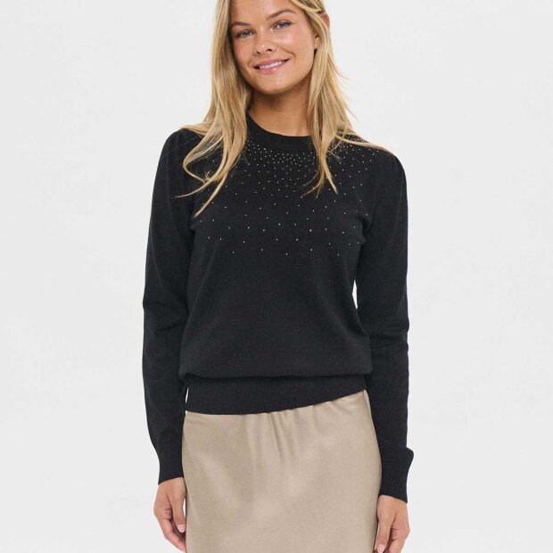 SAINT TROPEZ - CHERRI PULLOVER | BLACK
