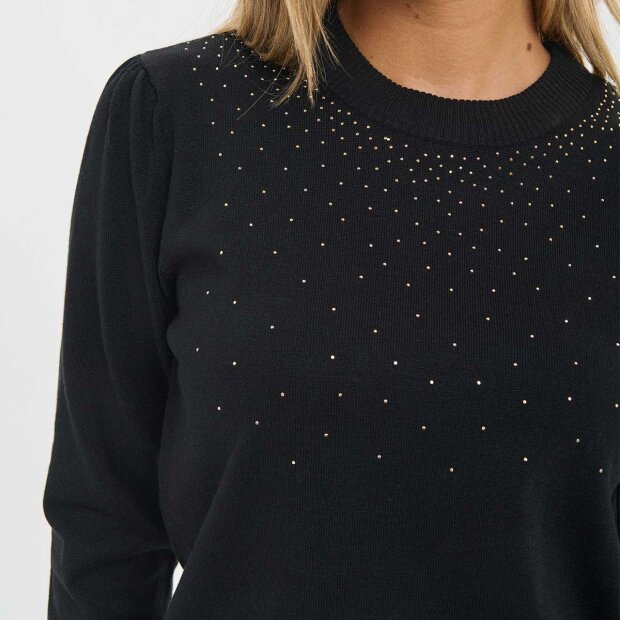 SAINT TROPEZ - CHERRI PULLOVER | BLACK