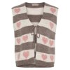 MARTA DU CHATEAU - PHOENIX KNIT VEST | OLD ROSE
