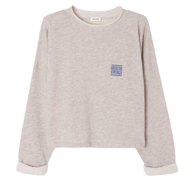 AMERICAN VINTAGE - ZOFBAY SWEATSHIRT | HEATHER GREY