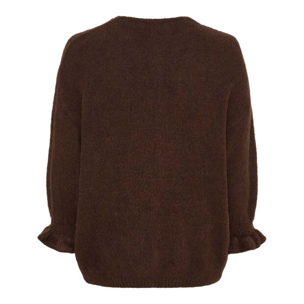 MARTA DU CHATEAU - JULIANA CARDIGAN | CHOCO