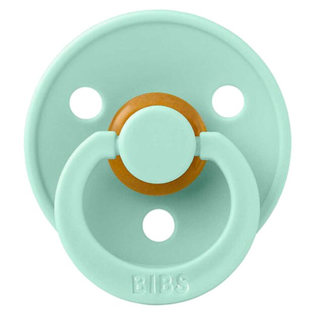 BIBS - 2-PACK - RUND - STR. 2 | NORDIC MINT/FORREST LAKE