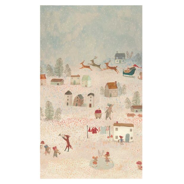 MAILEG - GAVEPPAIR 10M - SANTA IS COMING