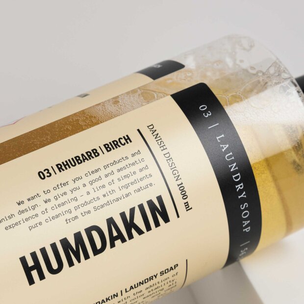 HUMDAKIN - VASKEMIDDEL 1000 ML | RABARBER/BIRK