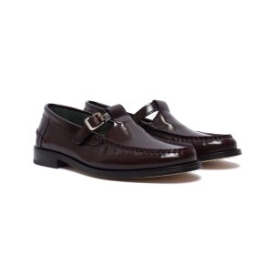 DICO Copenhagen - T-BAR LOAFER IN POLIDO LEATHER | BORDEAUX