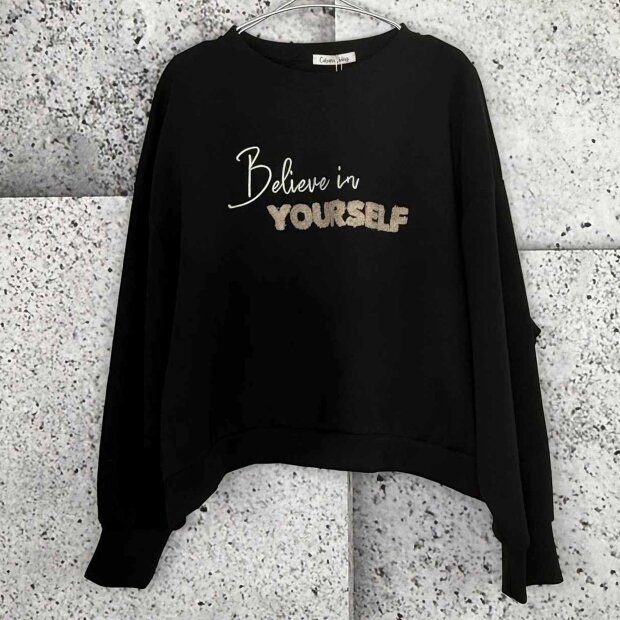 CABANA LIVING - GISLA H SWEATSHIRT | NERO