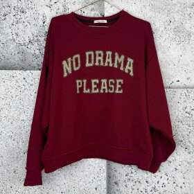 CABANA LIVING - DRAMA H SWEATSHIRT | MERLOT