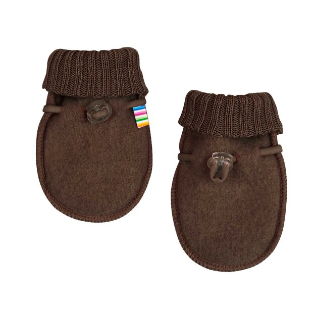 JOHA - BABY MITTENS | MØRK BRUN