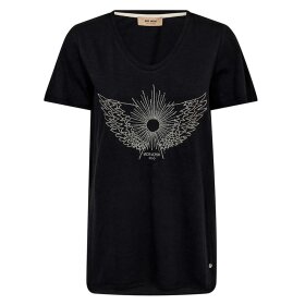 MOS MOSH - GETHI O-SS GLAM TEE | BLACK