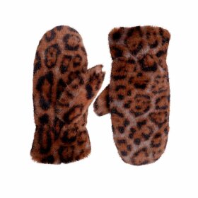 BLACK COLOUR - BLAZE SOFT MITTENS | MOCCA LEO