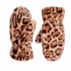 BLACK COLOUR - BLAZE SOFT MITTENS | NATURAL LEO
