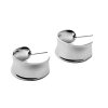 PERNILLE CORYDON - LARGE REFLECTION HOOPS | FORSØLVET MESSING