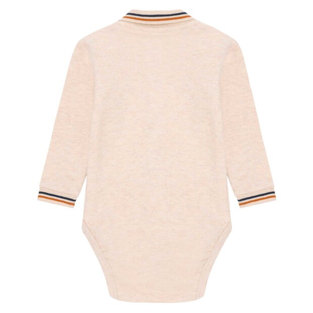 HUST AND CLAIRE - BOYE POLO STRIPES BODYSTOCKING | WHEAT MELANGE