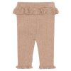 HUST AND CLAIRE - LISA KNIT RIB BUKSER | BISCUIT