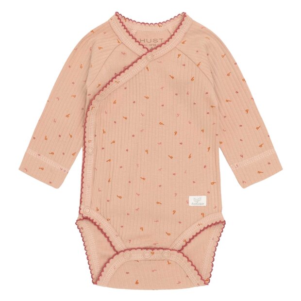 HUST AND CLAIRE - BABA LETTER AOP BODYSTOCKING | RUGBY TAN