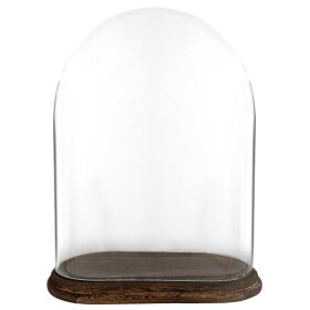 SHISHI - OVAL GLASKUPPEL M/TRÆFOD STOR