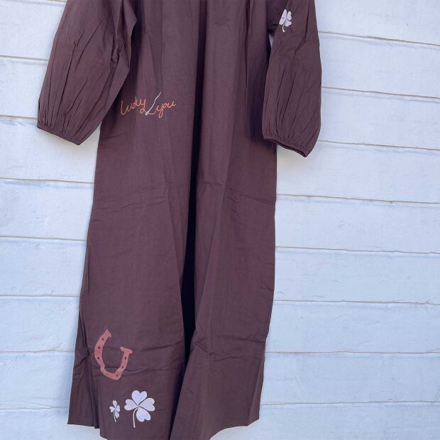 WAUW - THE GOOD LUCK DRESS | CHOCOLATE BROWN