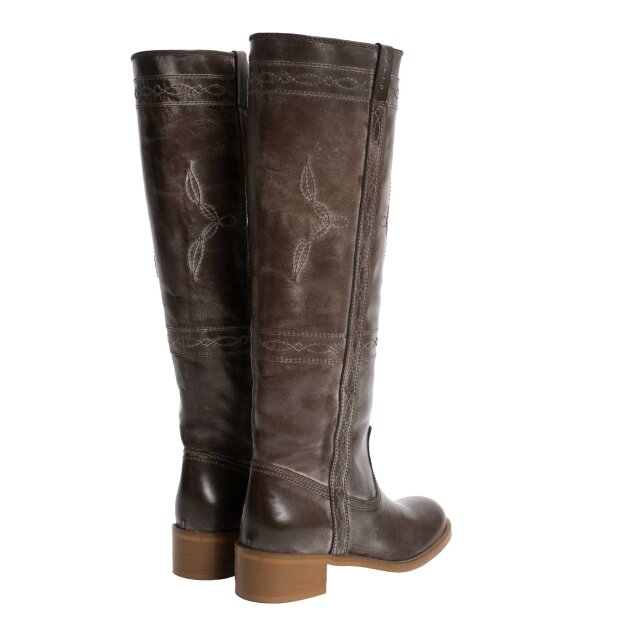 DICO Copenhagen - ANN WESTERN STITCHINGS STØVLER | DARK BROWN