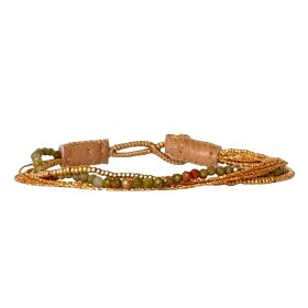 IBU JEWELS - BRACELET LULU ASH | UNAKITE
