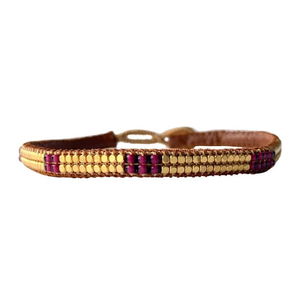 IBU JEWELS - BRACELET TATE | MAROON