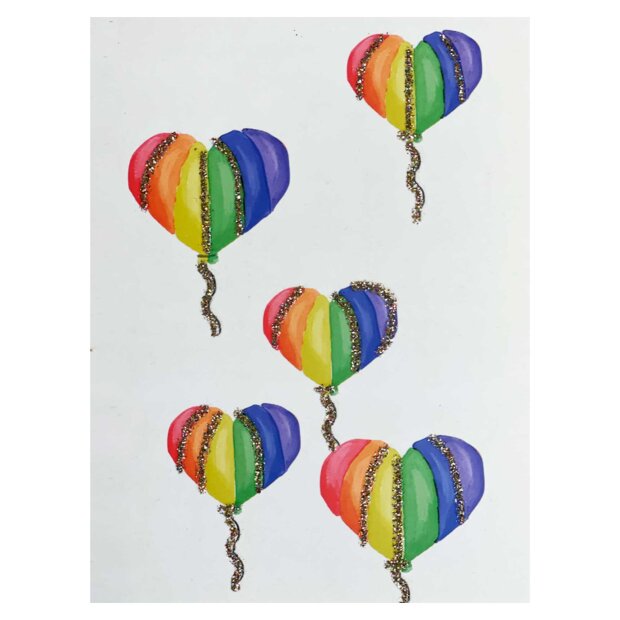 VANILLA FLY - LYKØNSKNINGSKORT 13X9 CM | RAINBOW